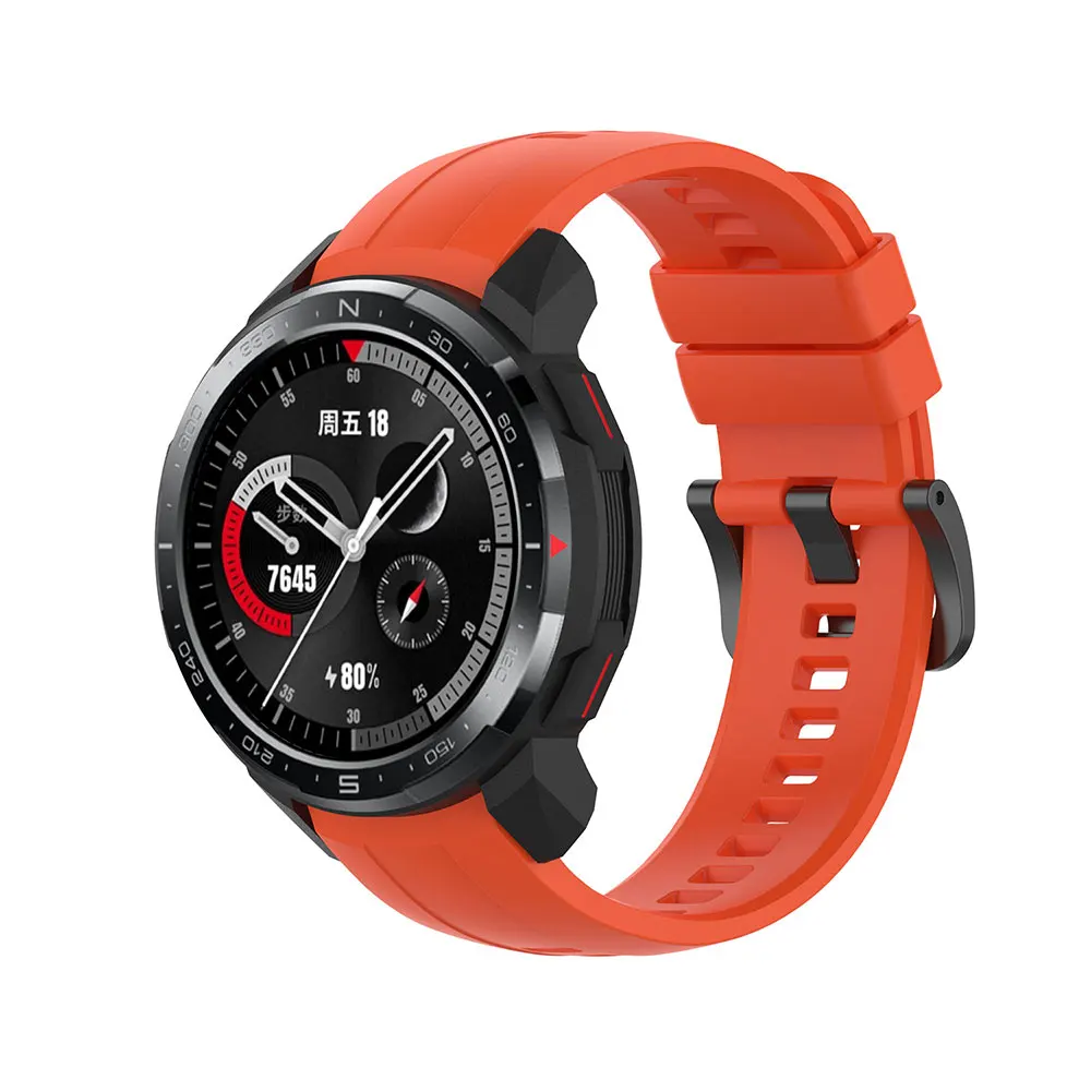 Cinturino da polso sportivo in Silicone da 22mm per Huawei Honor GS Pro Smart Watch bracciale in TPU morbido per Honor Watch GS Pro Bands Correa