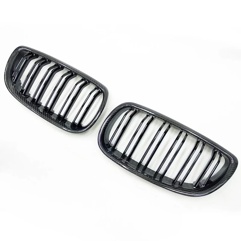 

E92 E93 Carbon Fiber Grills for BMW 3 Series E92 E93 M3 Coupe Cabriolet Pre-LCI Car Front Bumper Grill 2006-2009