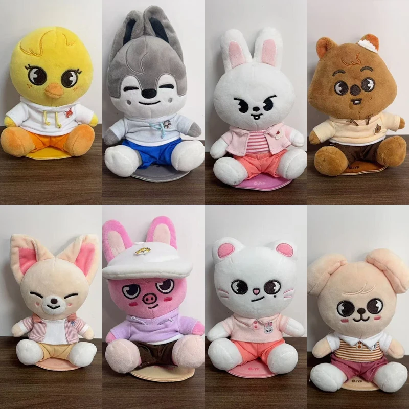 

Плюшевая игрушка STRAYKID, милая плюшевая игрушка SKZ, мультяшная плюшевая игрушка-животное, подарок для пары в стиле Зоотопия, декор для интерьера, подарок на день рождения для детей