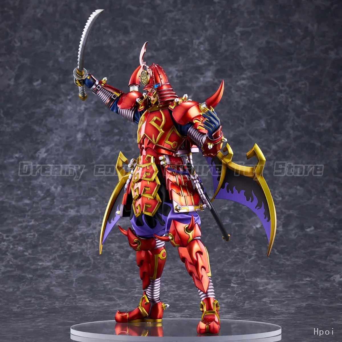 【W magazynie】UnionCreative Yu-Gi-Oh! Kolekcja Potworów Legendarni Sześciu Samurajów - Figurki Shi En i Model Kolekcjonerski z Animacji