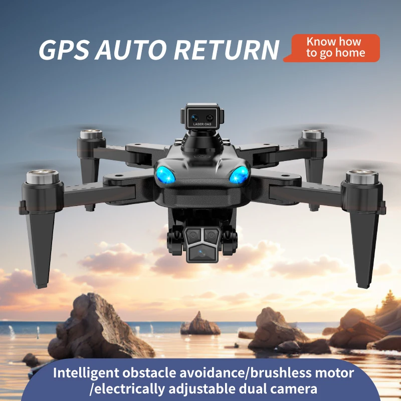 

2025 New S185 Drone True HD Camera Mechanical Self-Stabilizing Gimbal 5G WiFi Four-Sided Obstacle Avoidance Brushless Drone