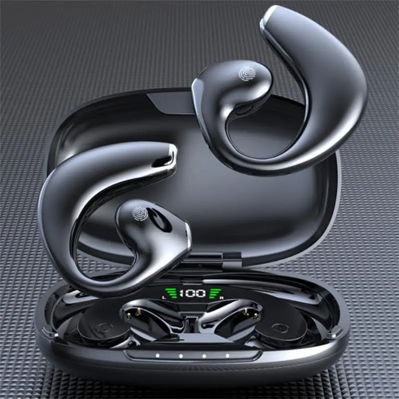 Touch Control Headset Not Into The Ear To Wear Long Endurance Undistorted Stable Comfort Universal Earphones Headset