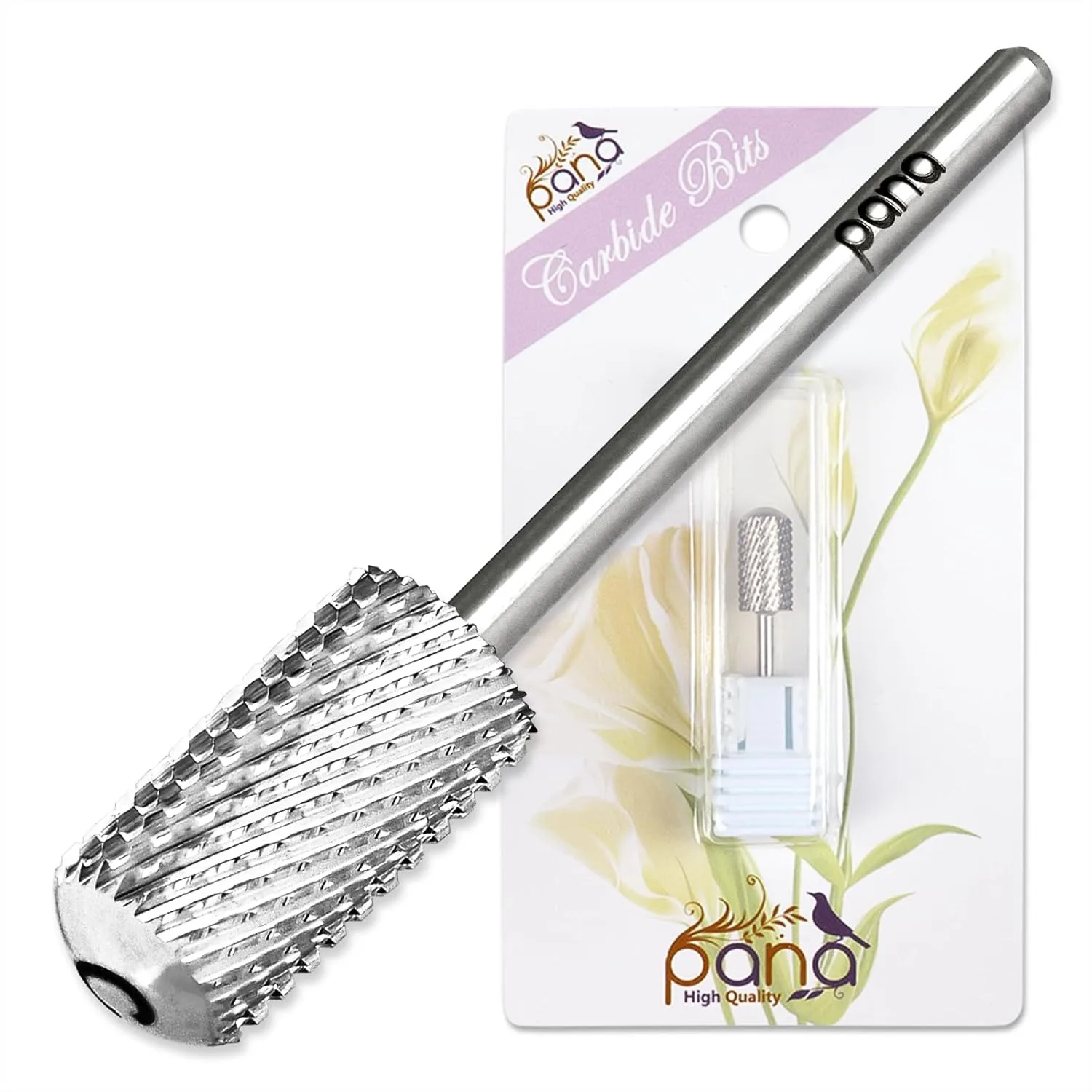 

3/32" Smooth Round Top Carbide Nail Drill Bit for Gel & Acrylic Removal, Coarse Grit, Silver