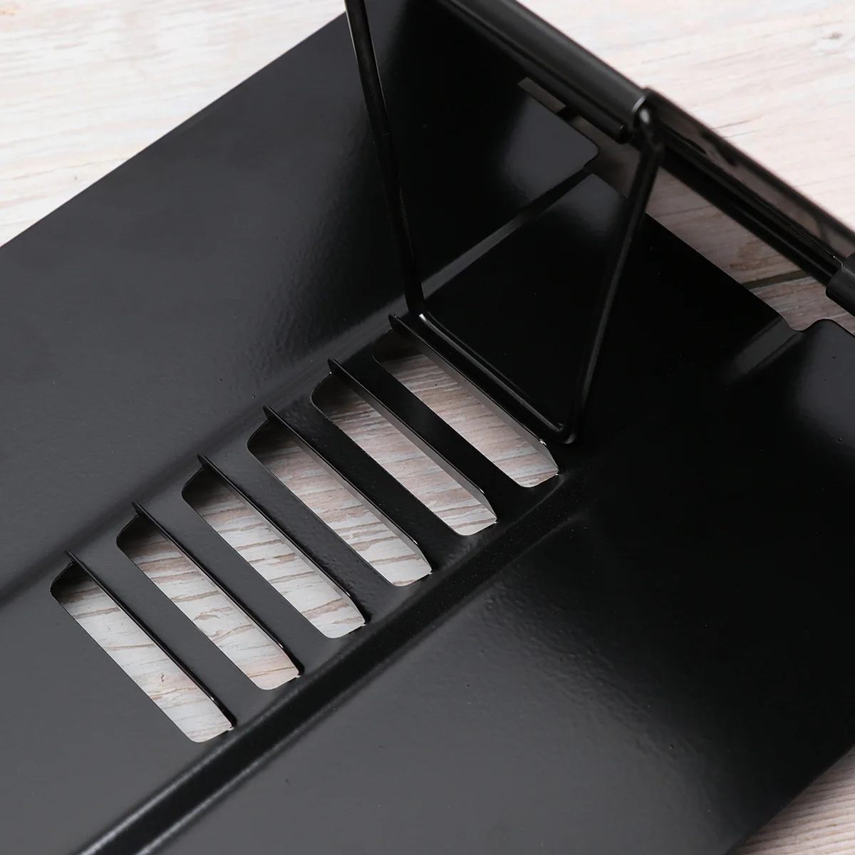 

Metal Reading Stand Size L Black Adjustable Book Holder Multifunctional Tablet Bracket Portable for Office Library Home