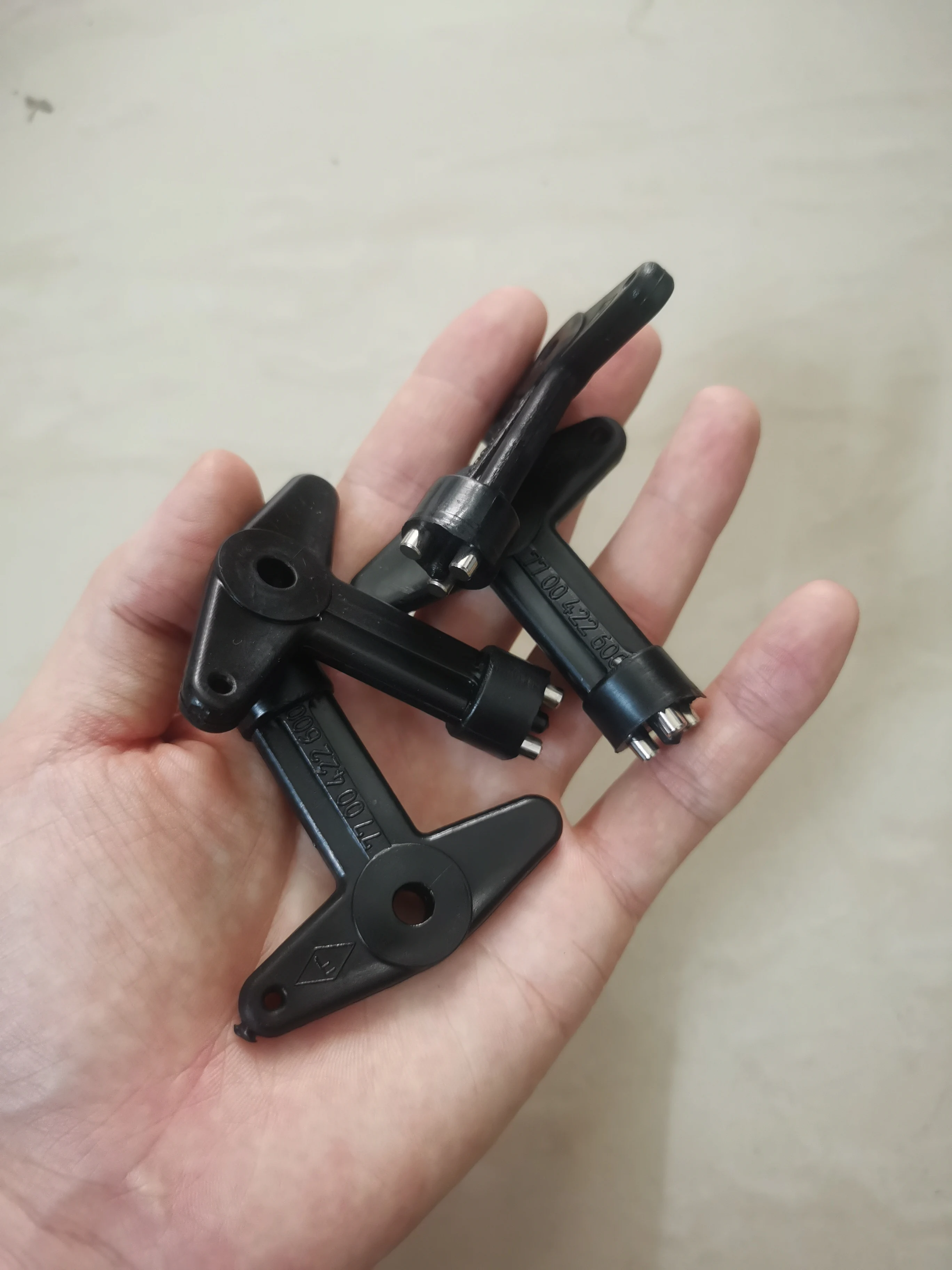 20Pcs Black Auto Plastic Fastener Clips for Car Bumper Trunk Door Panel Trim Connector Rivet