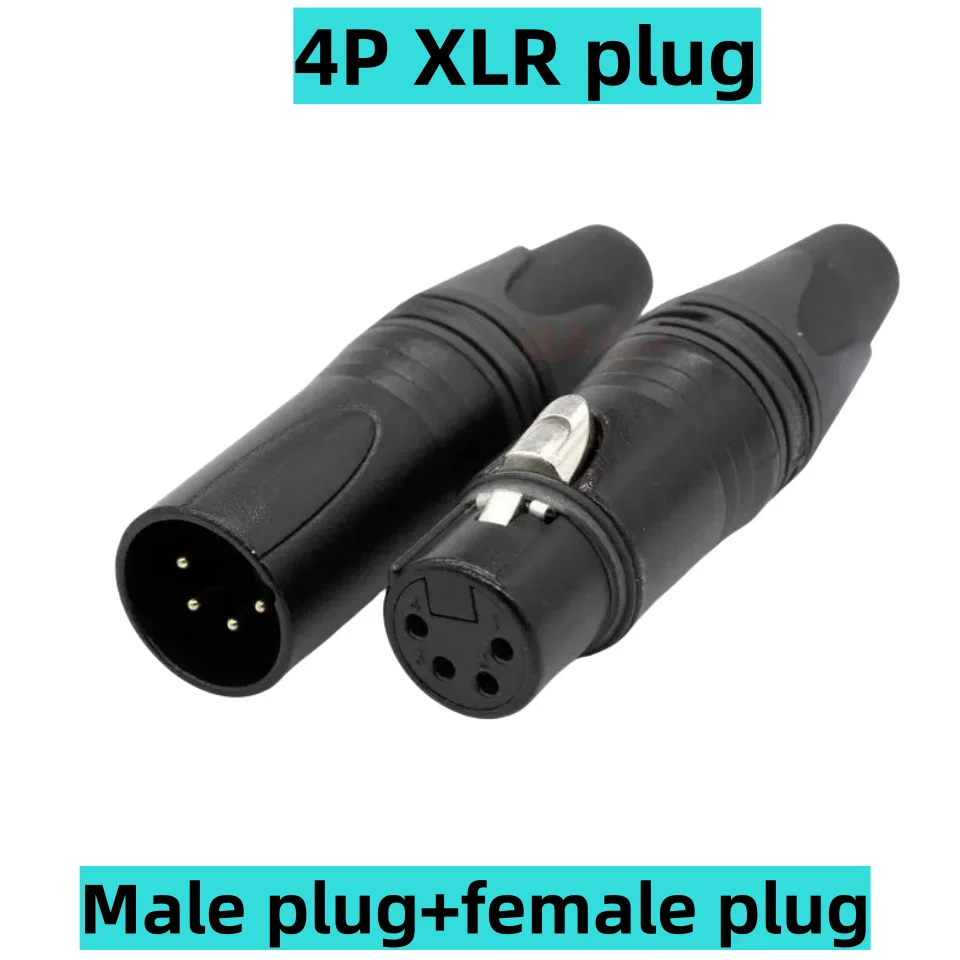 4P Xlr Male Plug Fe…