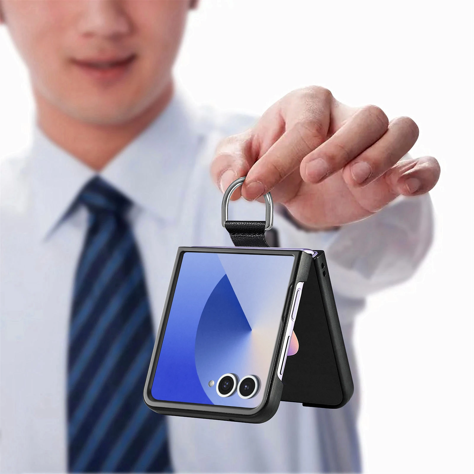 Aksesori Casing Lipat Modis Mewah untuk Casing Samsung Galaxy Z Flip7 5G Flip 7 Flip6 Flip 6 5 4 3 2 1 Flip5 Flip4 Flip3