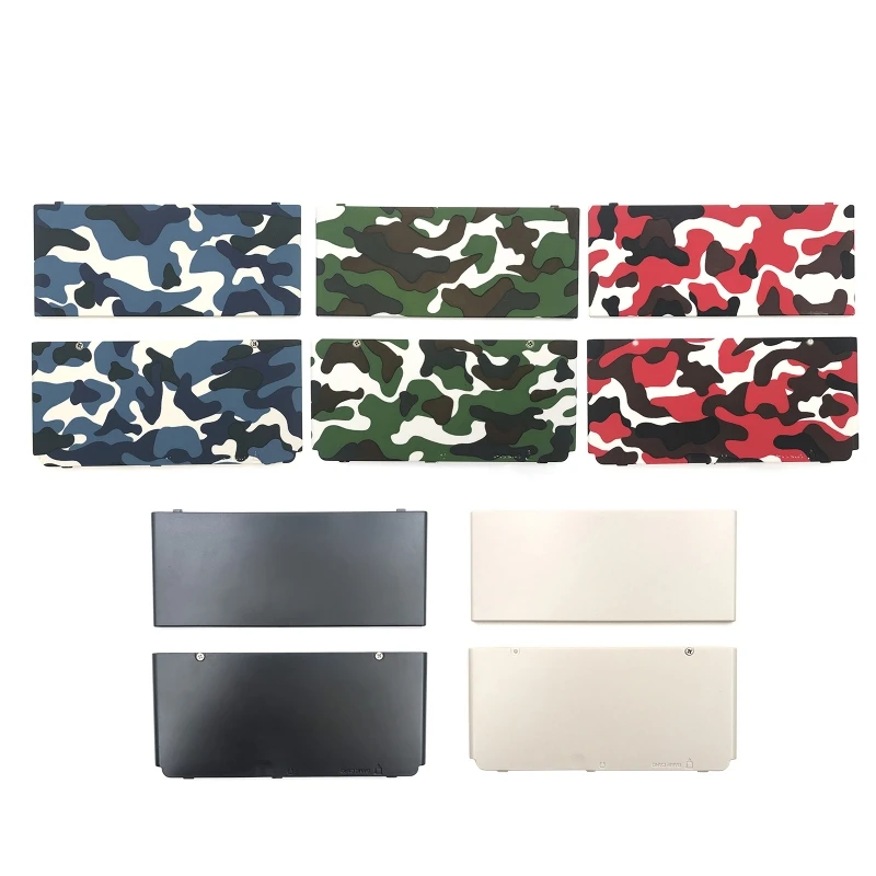 1 زوج العلوي السفلي لوحات الجبهة عودة لوحات البطارية الإسكان شل غطاء حماية كم حماية جديدة 3DS لعبة المضيف