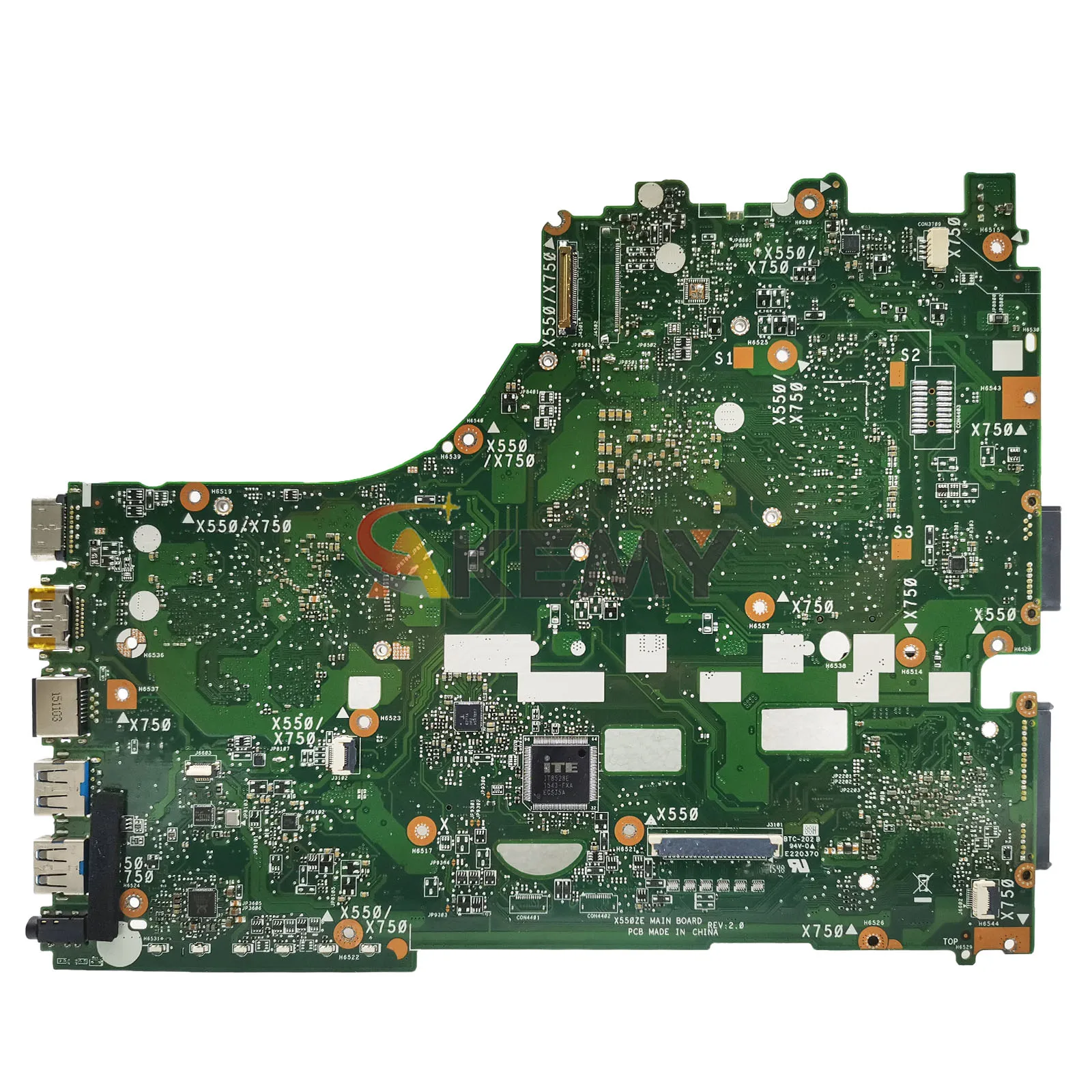 X550ZE Scheda Madre Del Computer Portatile Per ASUS VivoBook X550Z K555Z A555Z VM590Z K550ZE F550ZE A550ZE X550ZE Mainboard Con A8 A10 CPU stk
