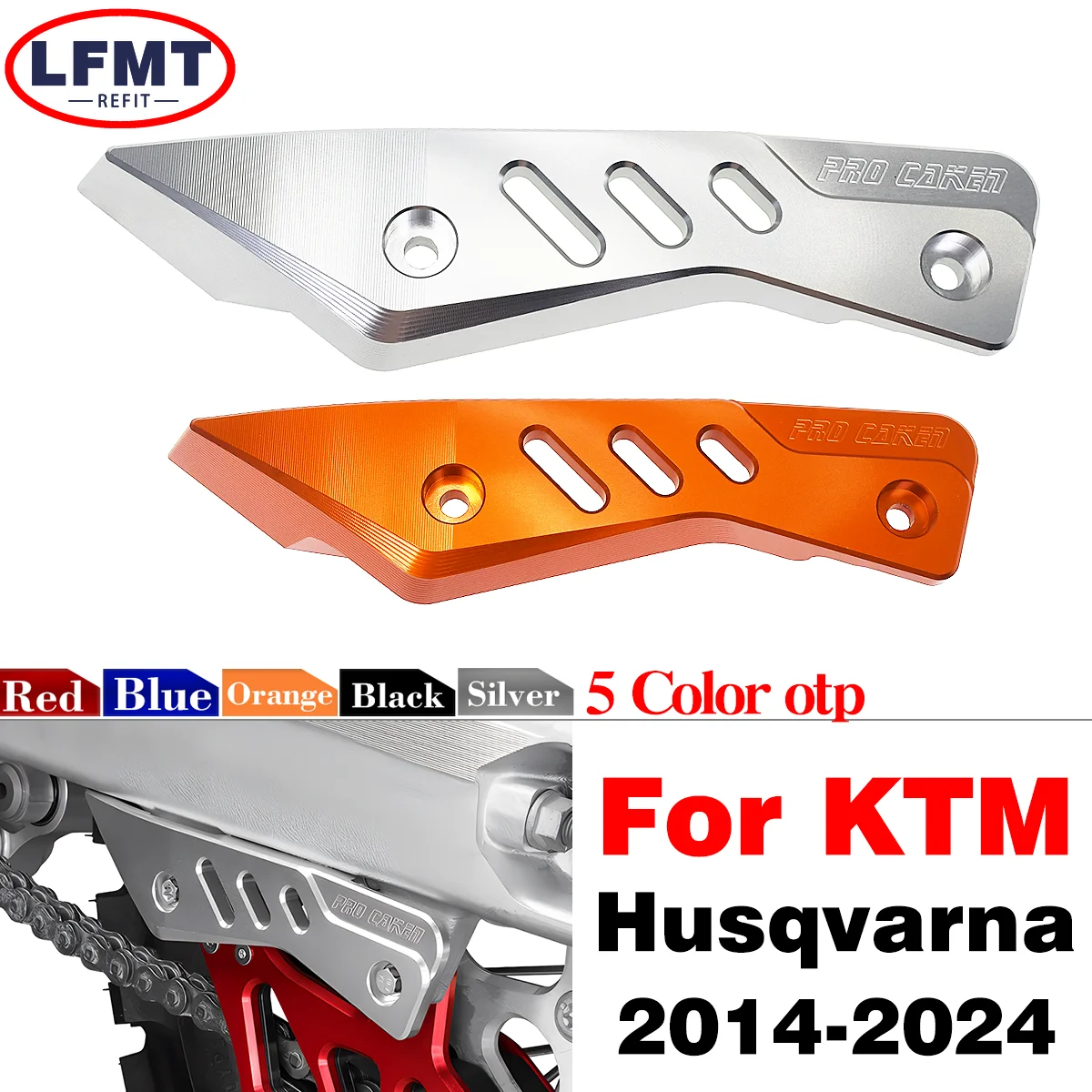 

Motorcycle CNC Chain Guide anti-collision protection For KTM EXC XC SX EXCF XCF SXF XCW XCFW TPI Six Days 125CC-500CC 2012-2024