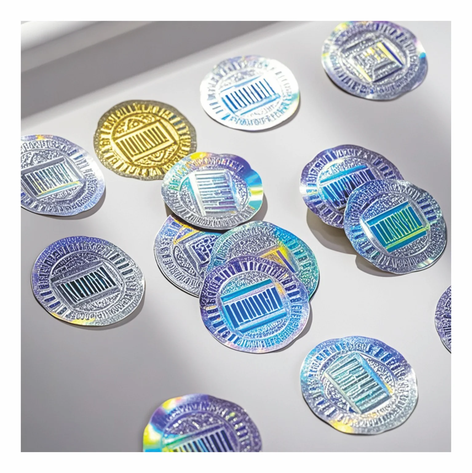 Hot Selling Laser Hologram Security Label With QR Code Qr Code Label With Low Price