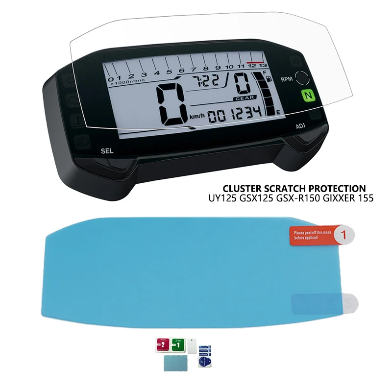 Cluster Scratch Screen Protection Instrument Film For Suzuki GSXR 150 UY125 UY 125 Swing GSX125 GIXXER155 GIXXER 155