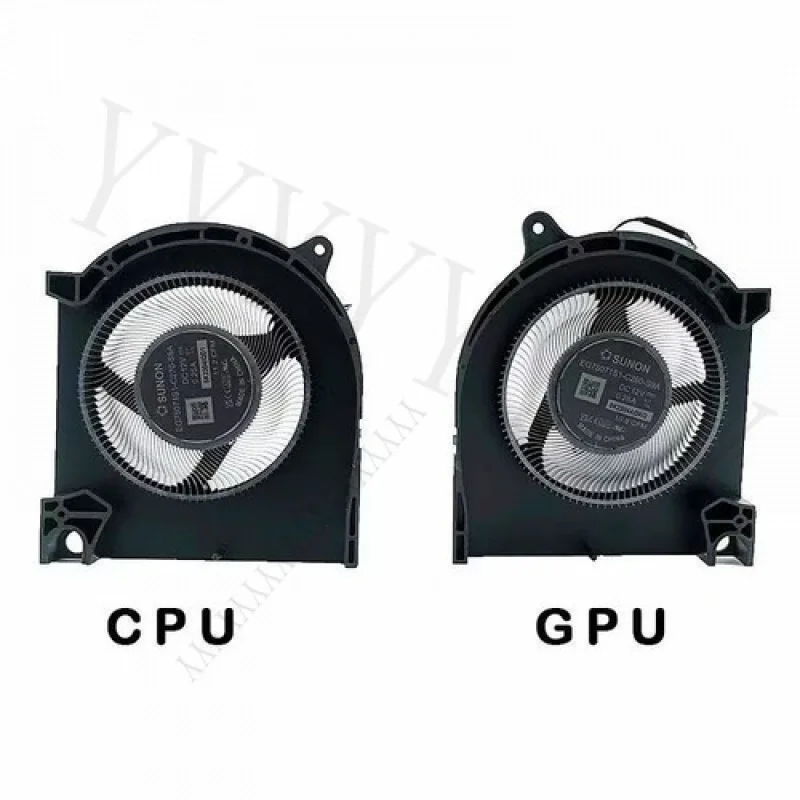 

Q+ Original for DELL Alienware G16 P122F P122F002 CPU+GPU COOLING FAN R+L