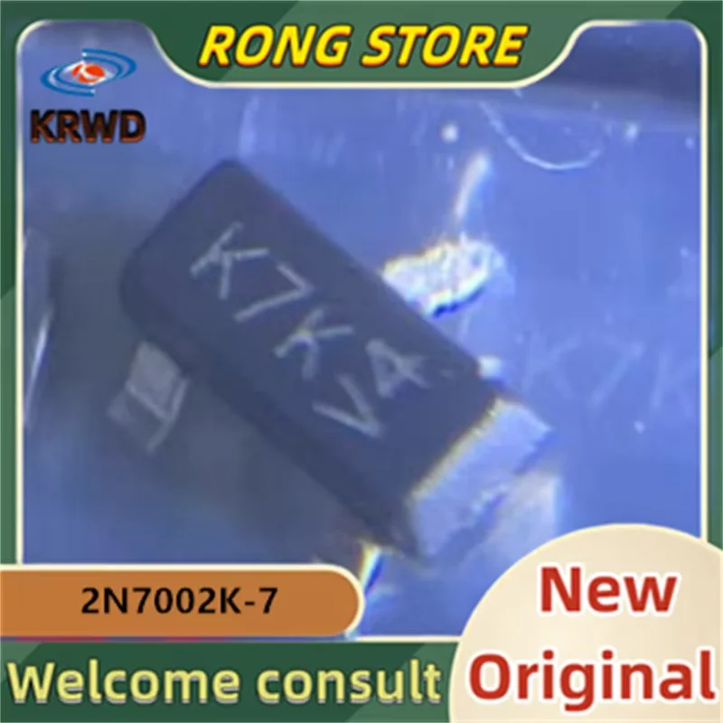 50PCS  K7K K7 Chip IC Nuevo y Original SOT23 2N7002K-7 2N7002K 2N7002 7002