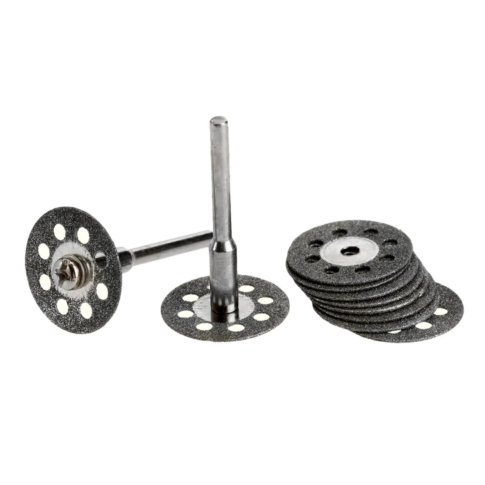 10Pcs 20mm Diamond Grinding Wheel Disc Mini Circular Saw for Drill Rotary Tool Dremel Accessories Dremel Cutting Disc for Metal
