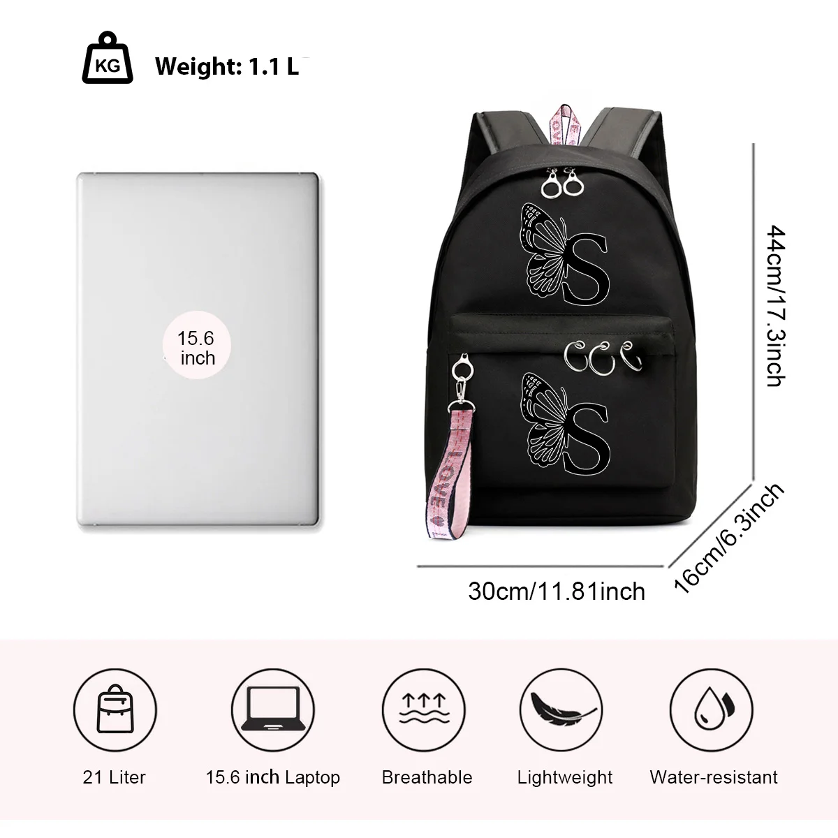 Trendy Backpack - Large Capacity, Durable Nylon, Zip Closure - Perfect for School, Work & Travel, for Return School