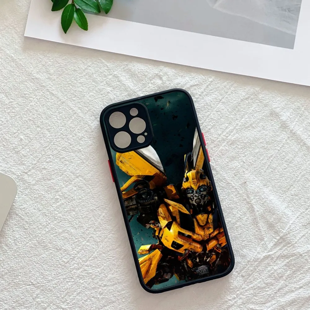 Чехол T-трансформер для телефона iPhone 15ProMax 13 12 11 14 Pro Max Mini 8 7 Plus SE2020 XS Max X XR, черный матовый чехол