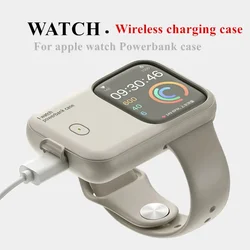 For Apple Watch portable wireless charger, 1200mAh mobile power device, outdoor sports, fast charging bank, 8,7,6,5,4,SE