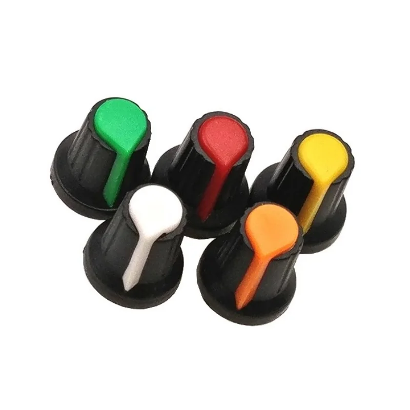 10 шт. WH148 ручка AG2 A-2 пластиковая ручка потенциометра крышка подходит для ручки сливового цвета диаметром 6 мм НОВИНКА