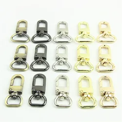 1Piece Metal Carabiner Swivel Snap Hook Trigger Clip Lobster Clasp Buckle for Bag Strap Parts Handbag Keychain DIY Accessory