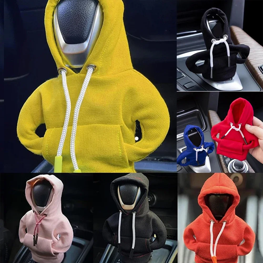 

Universal Hoodie Car Gear Shift Cover Interior Decor Sweatshirt Gearshift Covers Fashion Hoodie Car Gear Shift Knob Lever Cover