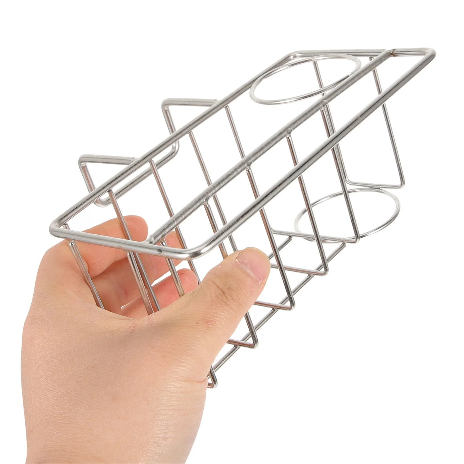 

Premium Stainless Steel Sink Sponge Holder Drying Wall Mount Drainer Organizer Storage Kitchen Accessory Dish Brush Holder Drain