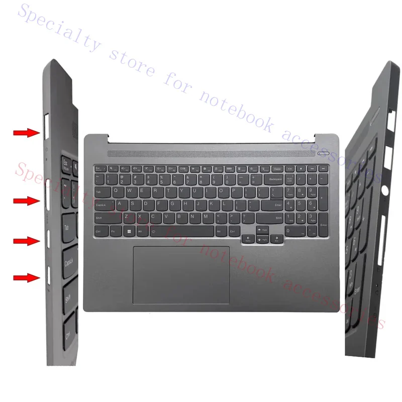 For IdeaPad Pro 5 16 APH8 ARP8 IRH8  laptop upper cover palm rest shell backlight keyboard AM2YC00E00 E20 AM2YC000C00C20