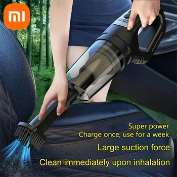 Image Xiaomi 160W Car Vacuum Cleaner Wireless Handheld Portable Cordless Cleaner USB Charging High Power Suitable for Car Pet Hair