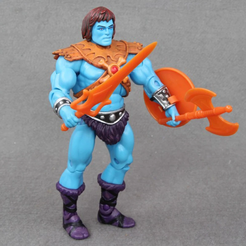 ของแท้อะนิเมะFaker He-Man Master Of The UniverseคลาสสิกHeman Faker 6 นิ้วหลวมAction Figureของเล่นสต็อก