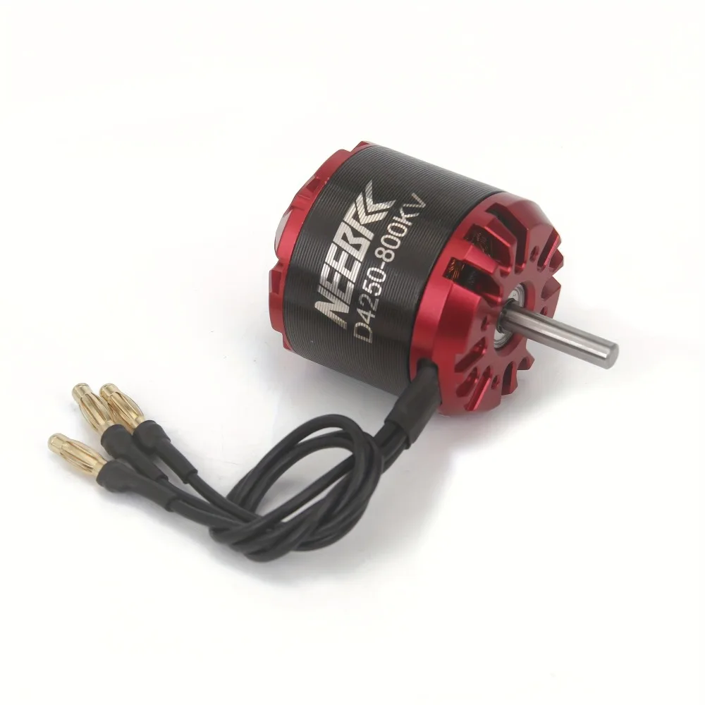 NEEBRC D4250 800KV 600KV Outrunner Brushless Motor 3-7S for RC FPV Fixed Wing Racing Drone Airplane Aircraft ESC Propeller Part