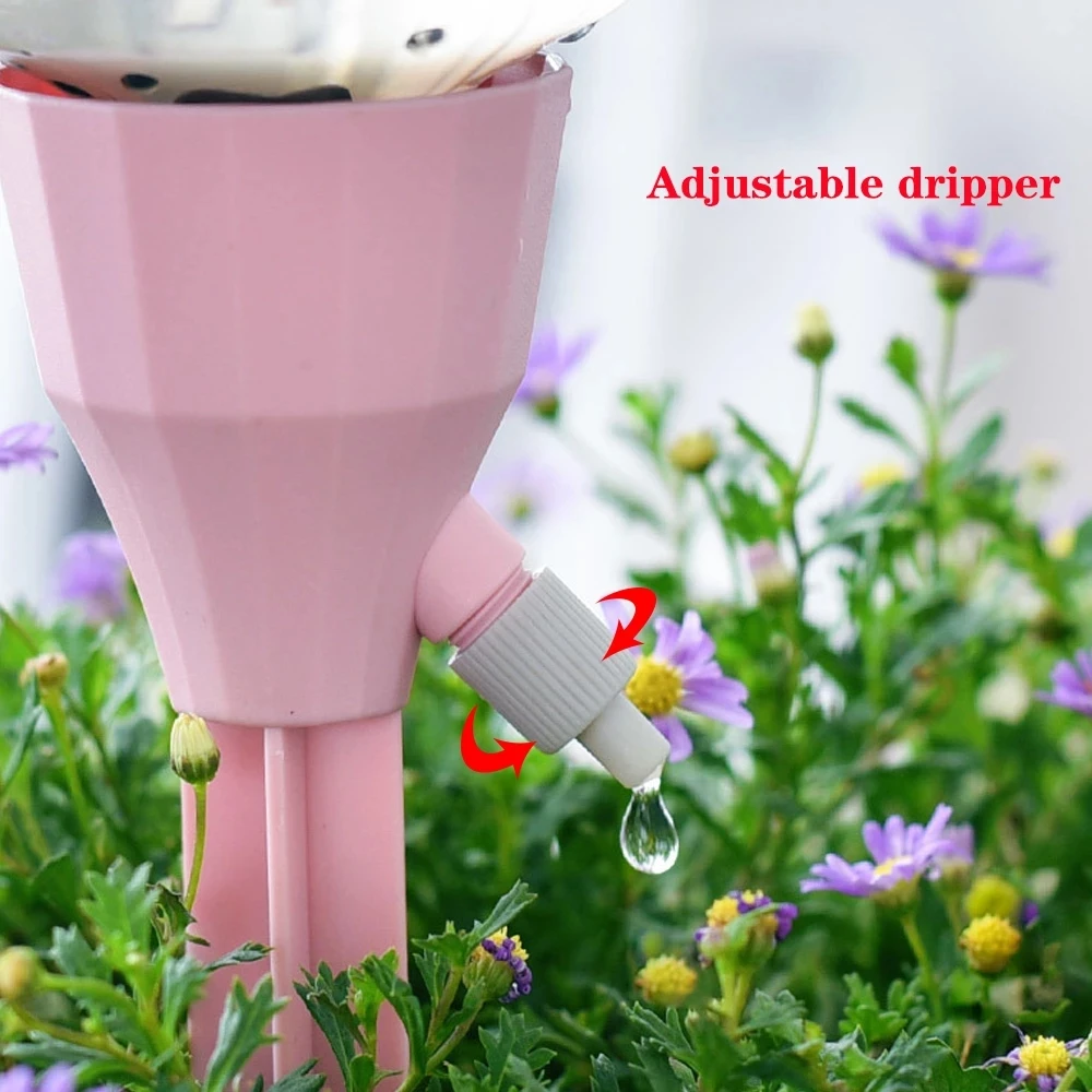 

3pcs Automatic Drip Irrigation System Garden Plants Flower Auto Watering Dripper Dispenser Indoor Household Water Bottle Dripper