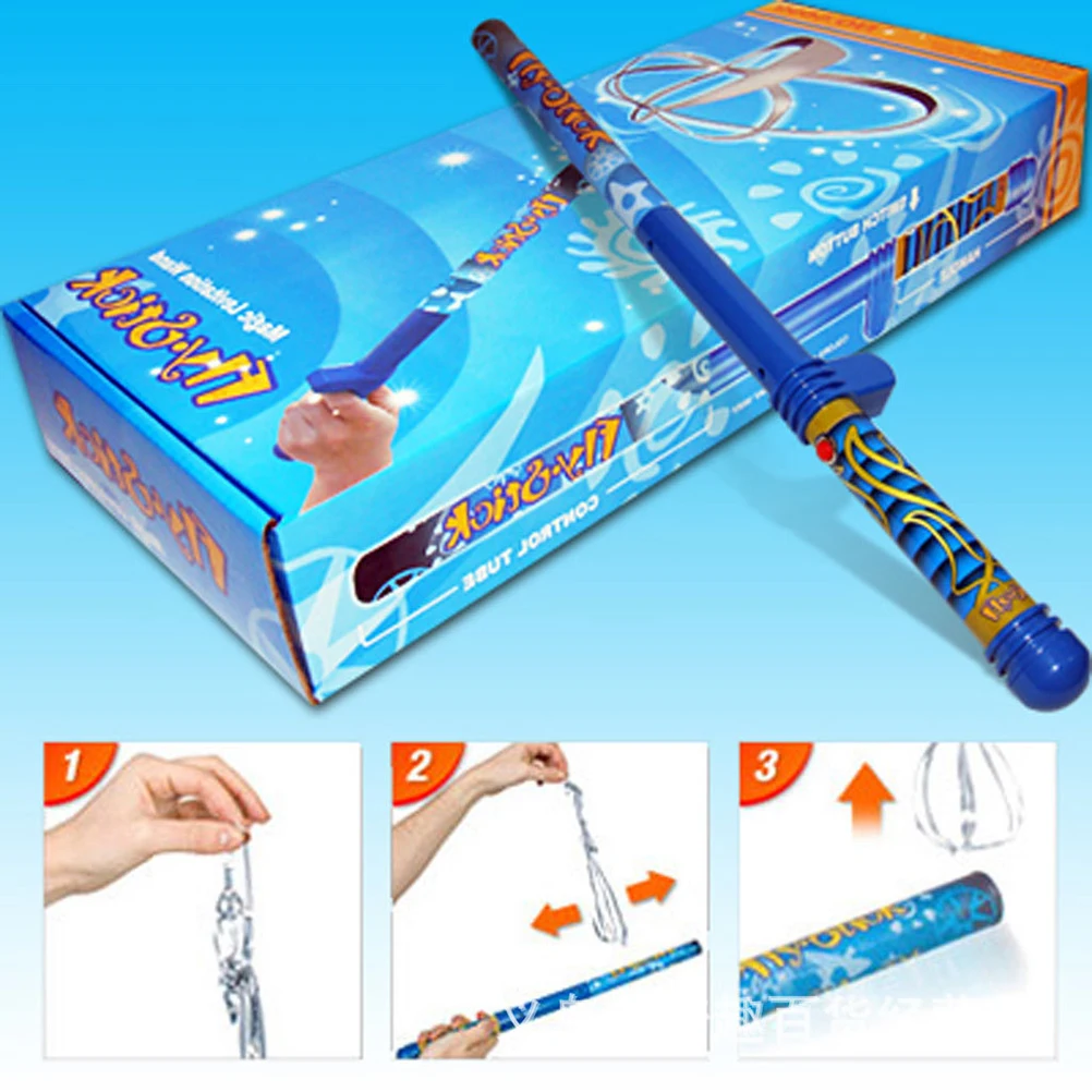 ZK20 Fun Fly Stick Electric Static Wand Science Kit Education Toys Amazing Levitation Wand with 10pc Flying Shapes