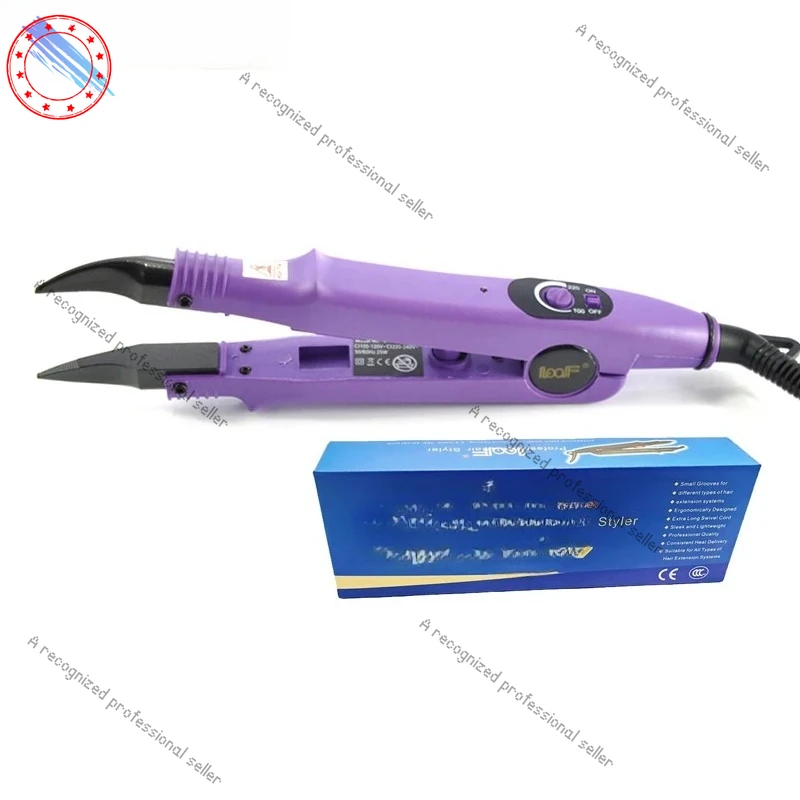 

Tongs for Hair Extension Fusion Iron Connectors Keratin Bonding Control Temperature Keratin Welding Machine Hair SalonsTool