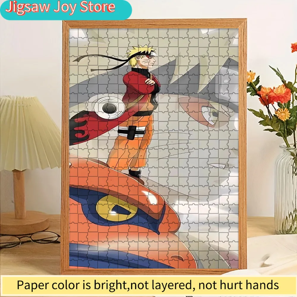 

Аниме-пазл «Наруто Узумаки в режиме Сэйдж»: стоящий на Гамакичи с гигантским Гамабунта на фоне, из высококачественной плотной бумаги.