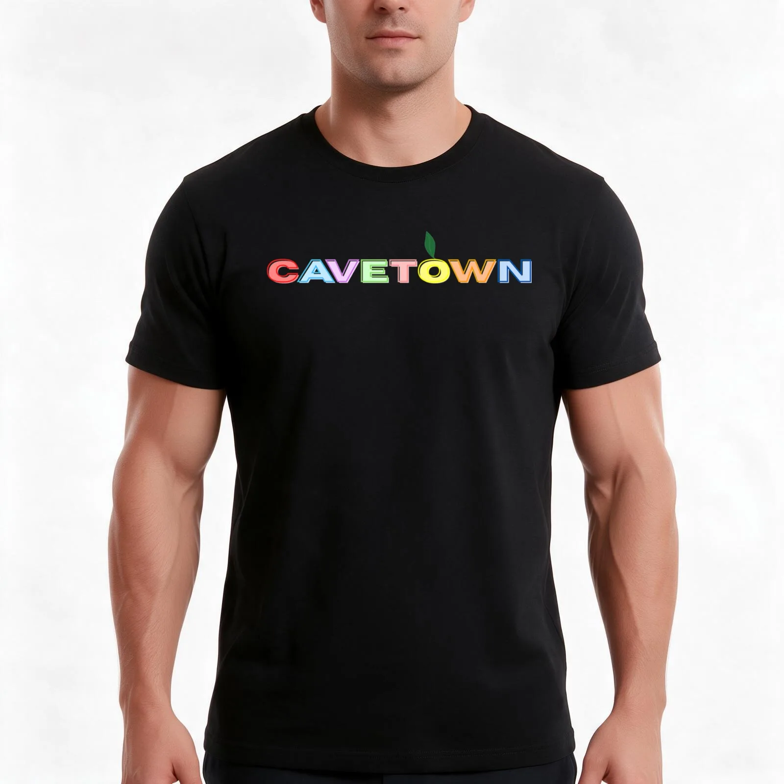 cavetown Classic T-Shirt, Summer Casual Cotton Tee, Oversized Streetwear Tops, Vintage Graphic Print, Loose Fit Short Sleeve