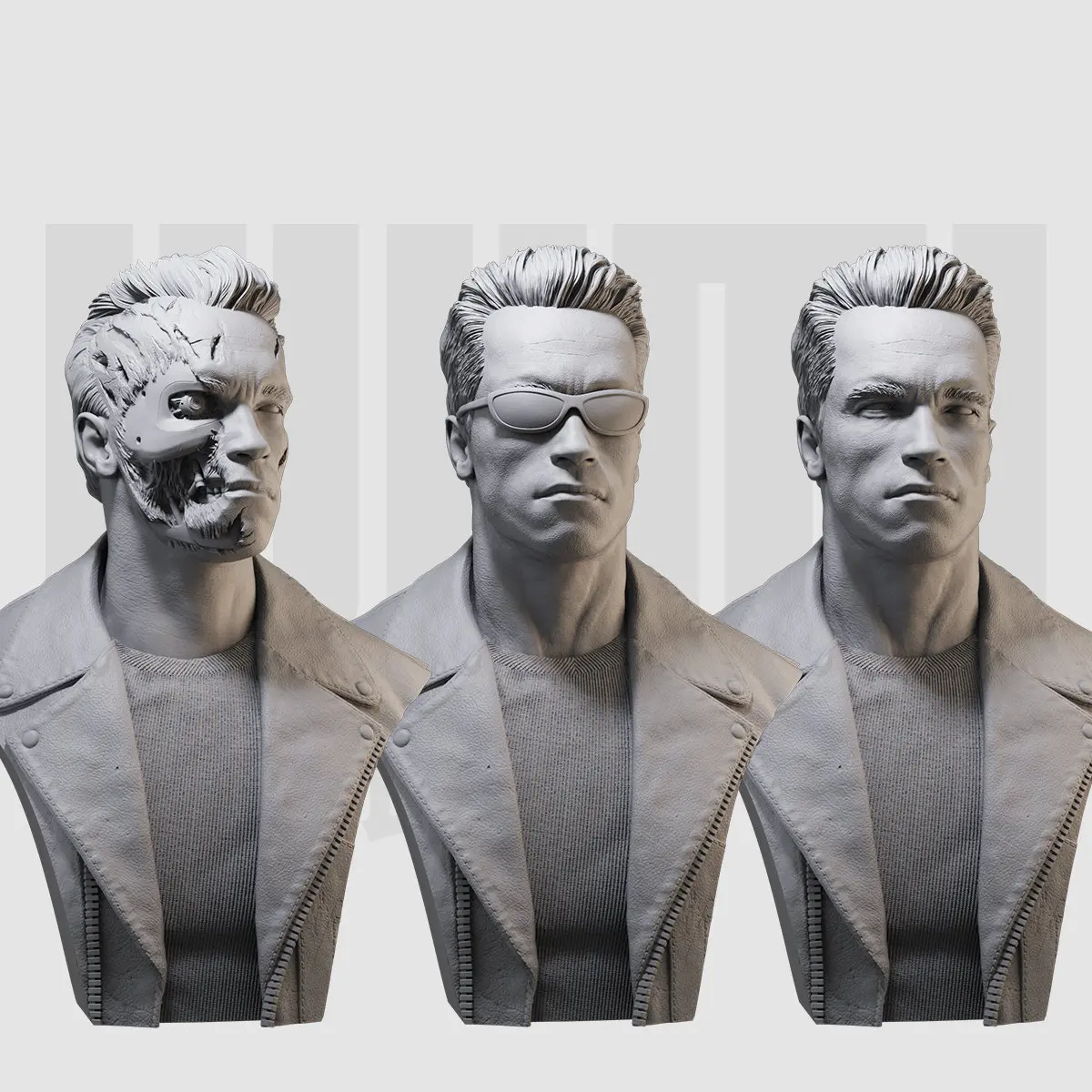 

1/10 bust 868 GK resin white mold figure model