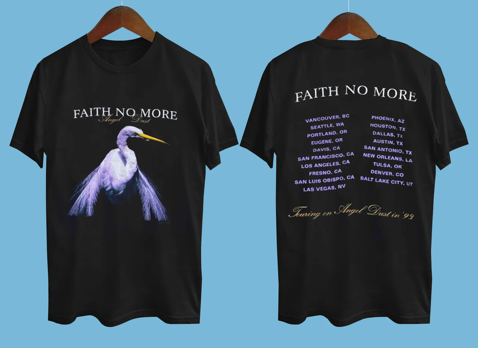 Vintage faith no more 90’s Gift For Fan Black All Size Gift Shirt AC1136