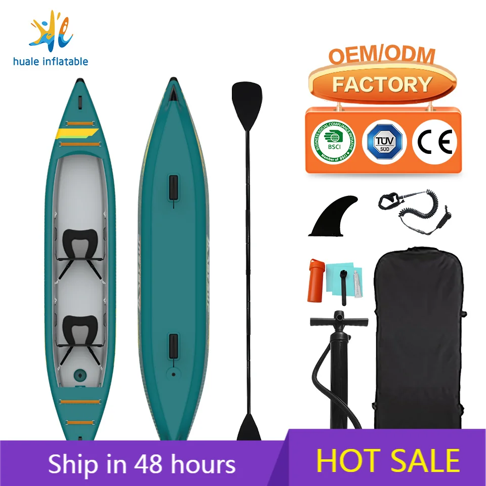 3.1‑4m 2‑Person Inflatable Fishing Kayak Drop‑Stitch PVC Lightweight Durable CE Certified OEM