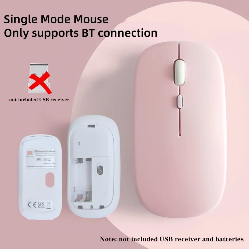 Wireless Mouse Bluetooth-compatible Mouse Ergonomic Mouse Suitable For Laptops Ipads Tablets Laptops Mobile Phone Mice