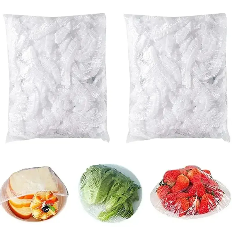 hot-sales100pcs-disposable-fresh-keeping-cover-plastic-food-storage-covers-reusable-bowl-coversstretchlids