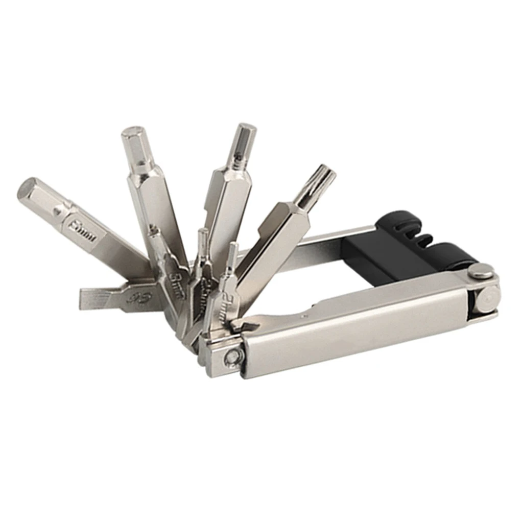 

Bike Multi-Function Tools Wrench Set Metal Screwdriver Maintenance