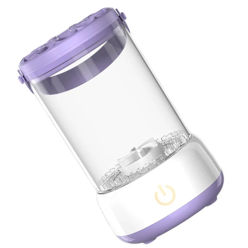 ABVI-USB 충전식 3 in 1 메이크업 브러쉬 세척 건조기 휴대용 자동 화장 브러쉬 세척기