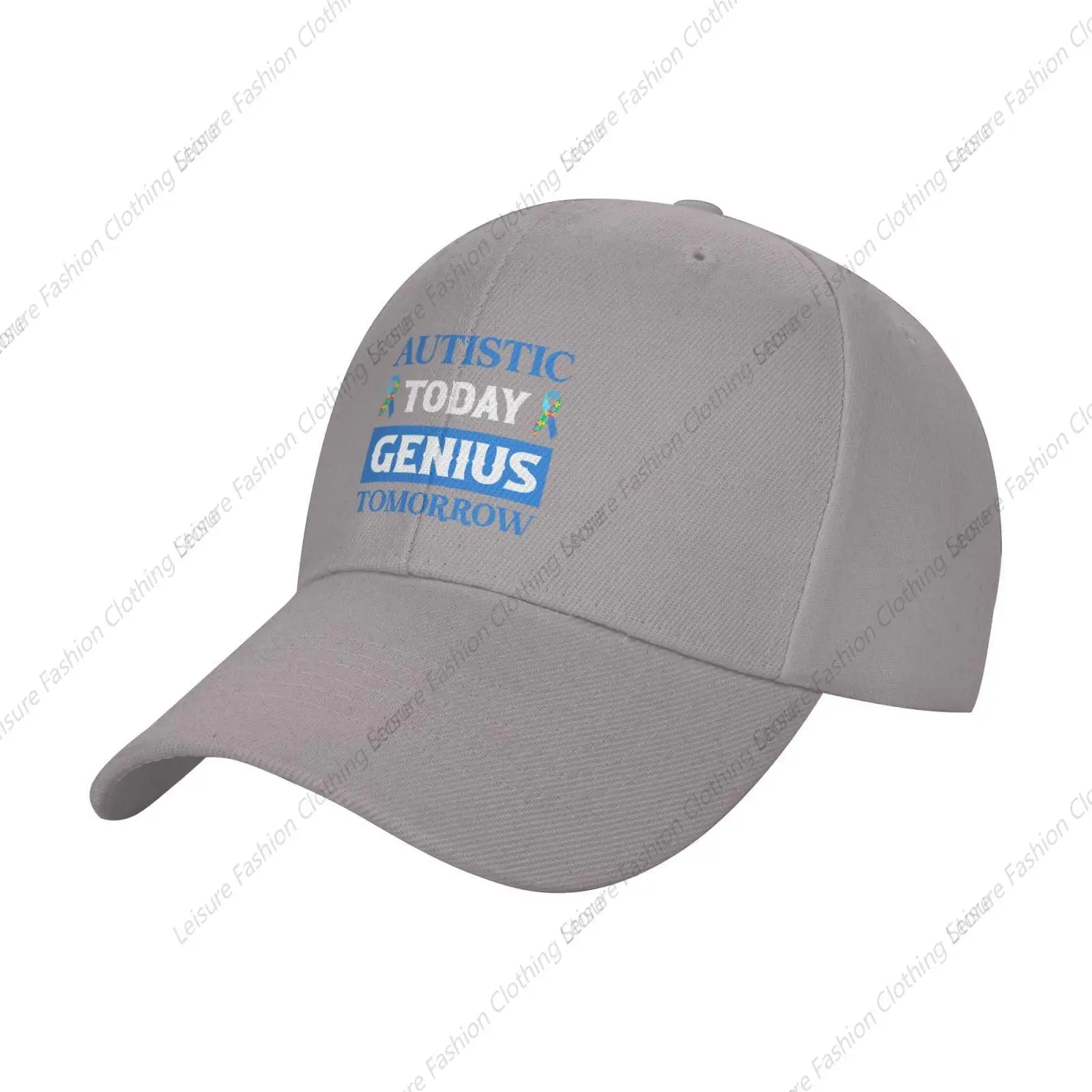 Autistic Today Genius Tomorrow Baseball Cap Women Men Hats Adjustable Trucker Sun Hat Dad Golf Caps