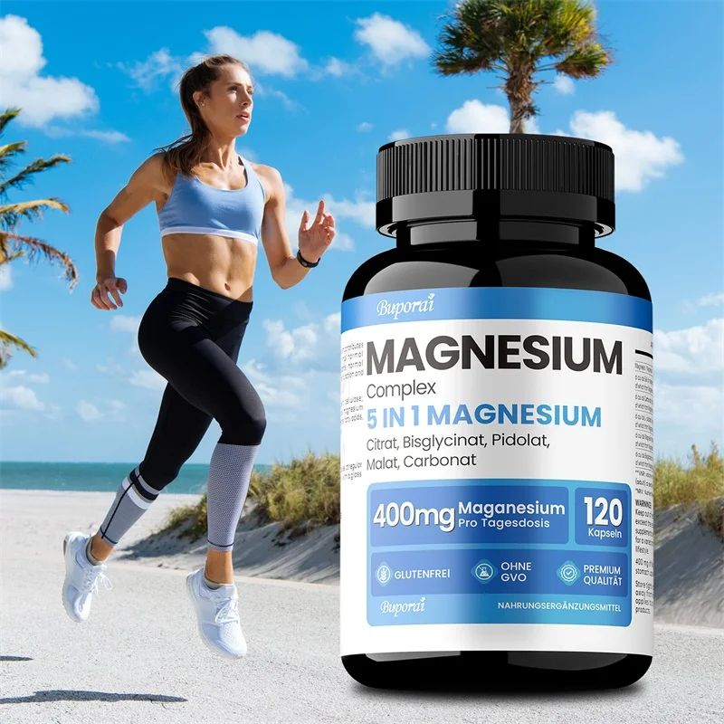 

Magnesium Complex - Easily Absorbed, Reduce Stress & Anxiety, Improves Mood, Supports Muscle, Bone, Heart and Nerve Health