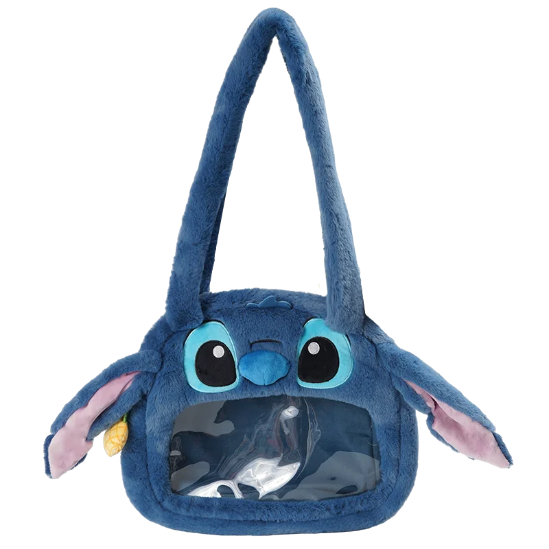 Disney Stitch Leisure Armpit Bag Plush Shoulder Bag Cartoon & Cute Travel Bags Valentine\'s Day Gift