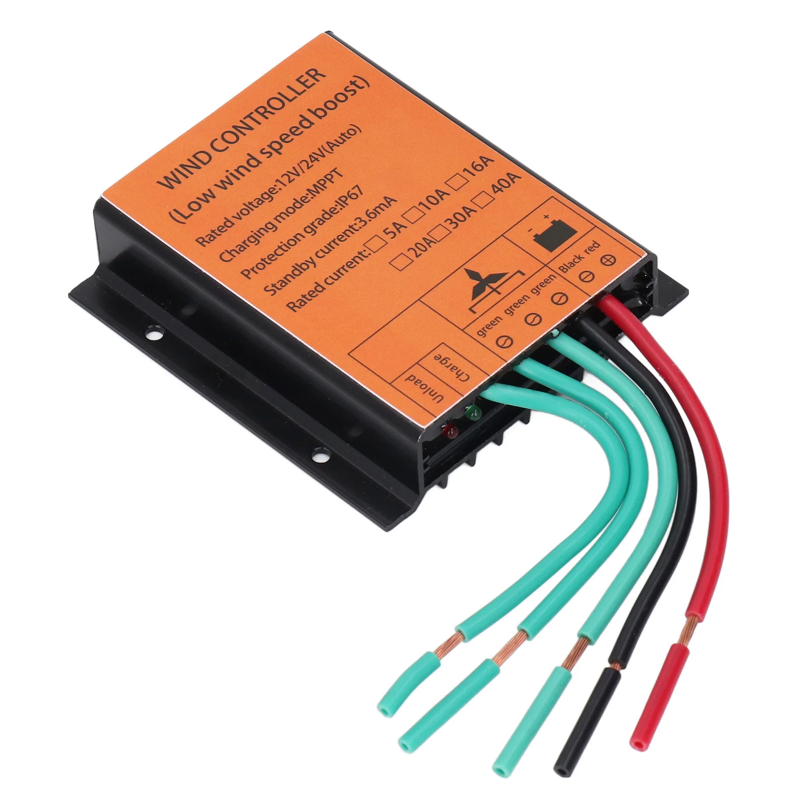 12V 24V 16A Wind Turbine Controller 300W-1000W Step Up Type MPPT PWM Wind Charge Controller Regulator