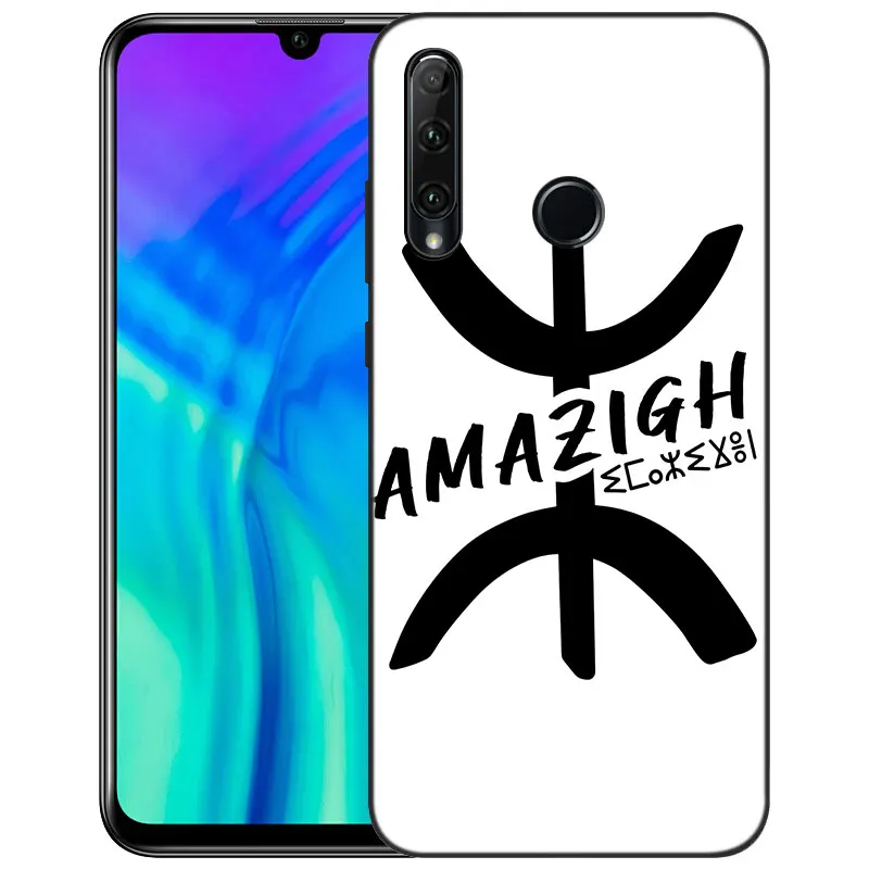 Amazigh Berber Flag Phone Case For Huawei Honor 7A 8A 9X 20 Pro 10X Lite 7S 8S 8C 8X 9A 9C 10i 20i 30i 20E 20S Soft Black Cover