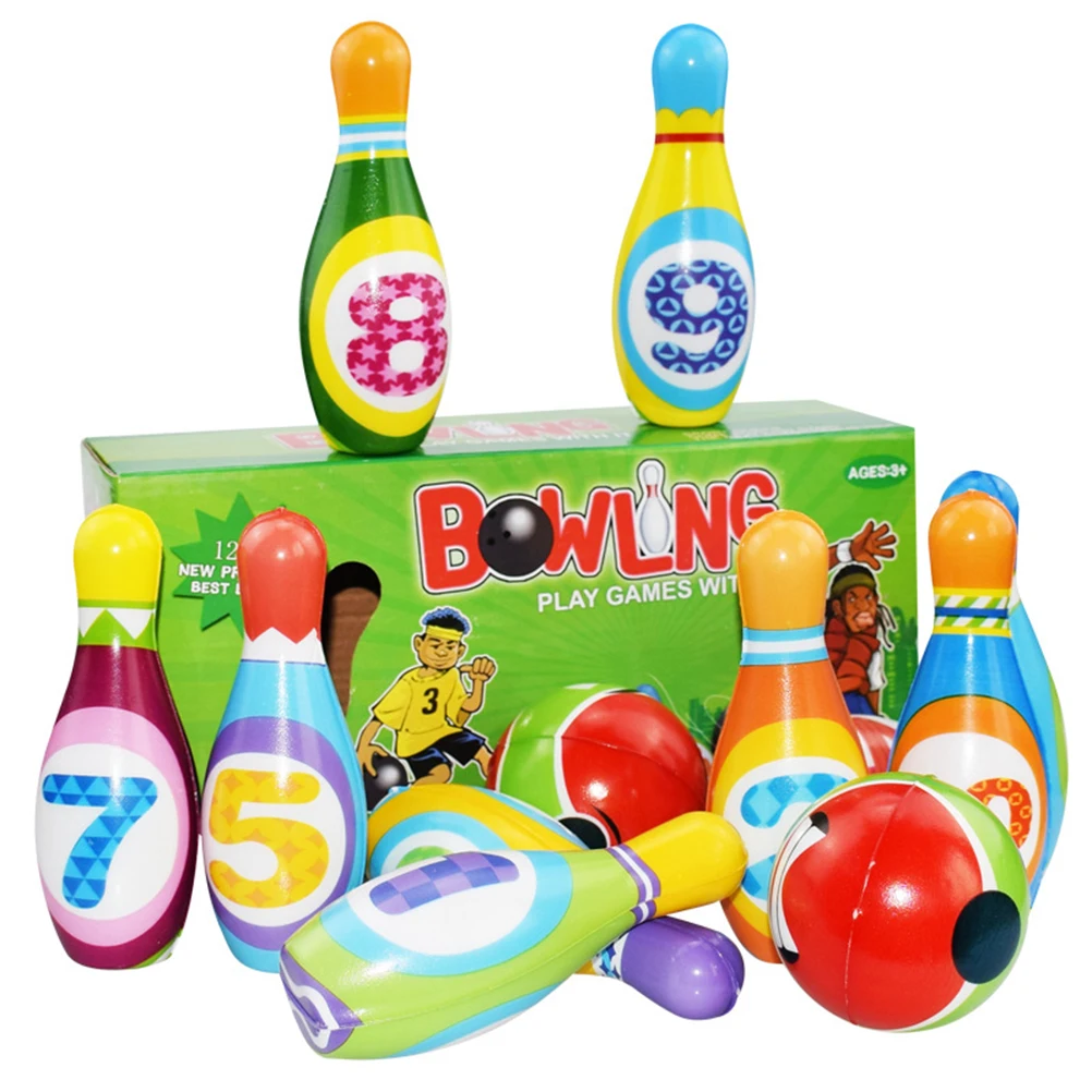 

Bowling Set Colorful Pattern Playthings Toy Animal for Toddler Kids Parent-child Activities