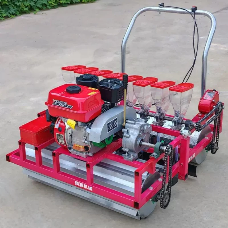 Electric precision vegetable seeder - multi-functional for cabbage, greens, radishes, and more