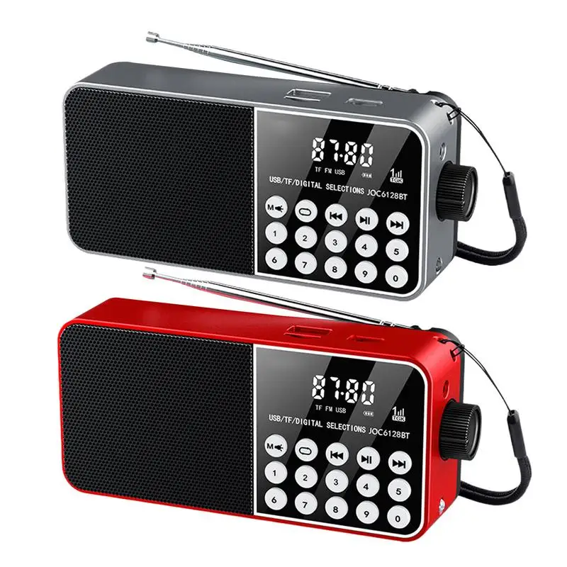 

Pocket Radio Stereo Radio Digital Display Small Player TF Card Support For Emergencies Tornado Survival Outdoor Travel Camping